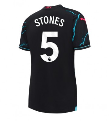 Maillot de foot Manchester City John Stones #5 Troisième Femmes 2023-24 Manches Courte